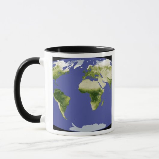 Der normierte Index für Unterschiedsvegetation Tasse (Links)