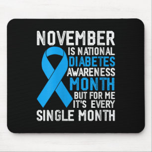 Der November ist ein Mon des nationalen Bewusstsei Mousepad