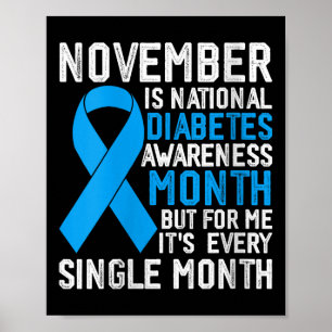 Der November ist ein Mon des nationalen Bewusstsei Poster