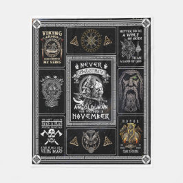 Der November-Mensch sieht sich besser an, ein Wolf Fleecedecke