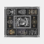 Der November-Mensch sieht sich besser an, ein Wolf Fleecedecke (Vorderseite (Horizontal))