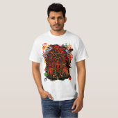 Der Nubian Pharao-König T-Shirt (Vorne ganz)