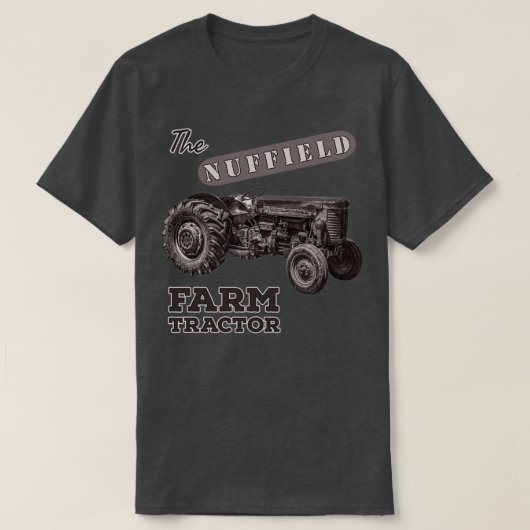Der NUFFIELD Farm Traktor Nostalgischer Bauer Freu T-Shirt (Design vorne)
