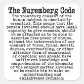 Der Nürnberger Kodex Quadratischer Aufkleber (Vorderseite)