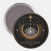 Der Nurturer Krebs Archetyp Kreis Magnet (Vorderseite/Rückseite)
