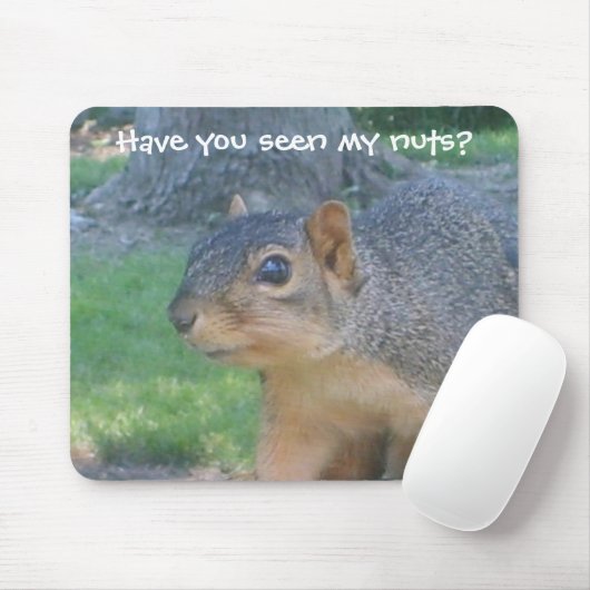 "Der Nuss-Jäger" Mousepad (Mit Mouse)