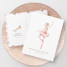 Der Nussknacker-Ballerina-Weihnachtspostkarte Postkarte
