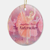 Der Nussknacker-Ballett-Verzierung Ihres Tänzers Keramikornament (Links)