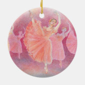 Der Nussknacker-Ballett-Verzierung Ihres Tänzers Keramikornament (Hinten)