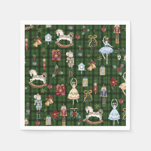 Der Nussknacker-Ballett-Weihnachtsplaid Serviette