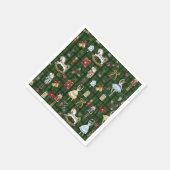 Der Nussknacker-Ballett-Weihnachtsplaid Serviette (Ecke)