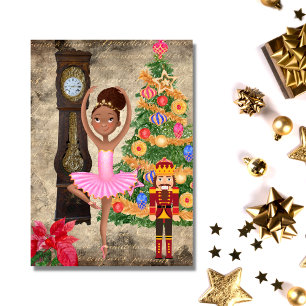Der Nussknacker Clara Akt I Weihnachtsabend Ballet Feiertagskarte
