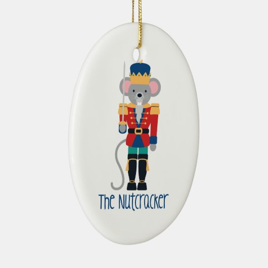 Der Nussknacker Keramik Ornament (Rechts)