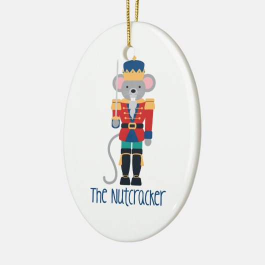 Der Nussknacker Keramik Ornament (Links)