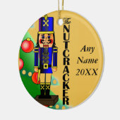 Der Nussknacker Keramikornament (Links)