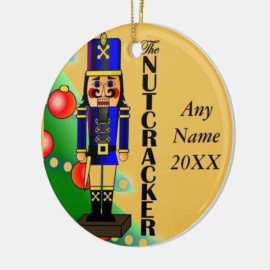 Der Nussknacker Keramikornament (Links)