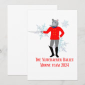 Der Nussknacker - Maus-Team 2024 Einladung (Vorne/Hinten)