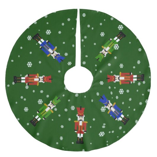 Der Nussknacker Polyester Weihnachtsbaumdecke (Vorderseite)