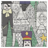 Der Nussknacker Stoff (Nahaufnahme)