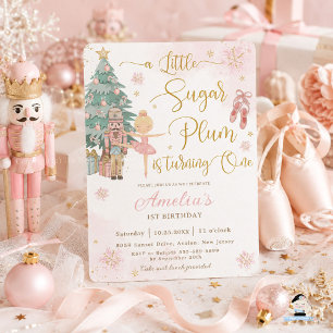 Der Nussknacker Winter Wonderland Mädchen 1. Gebur Einladung