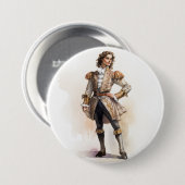 DER NUSSknackerprinz CAVALIER Button (Vorne & Hinten)