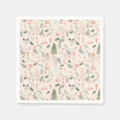 Der Nutcracker Aquarellurlaub in Neapel Serviette (Vorderseite)