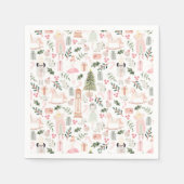 Der Nutcracker Aquarellurlaub in Neapel Serviette (Vorderseite)