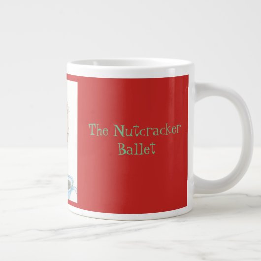 Der Nutcracker: Arabische Kaffeebohnen-Tasse Jumbo-Tasse (Rechts)