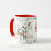 Der Nutcracker Ballet Weihnachts-Weihnachtsgeschen Tasse (Vorderseite Links)