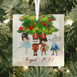 Der Nutcracker, Clara, die Maus King Ballet Weihna Ornament Aus Glas