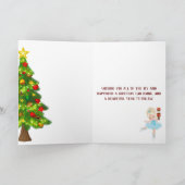Der Nutcracker, Clara, Soldat zum Geburtstag Karte (Innenseite)