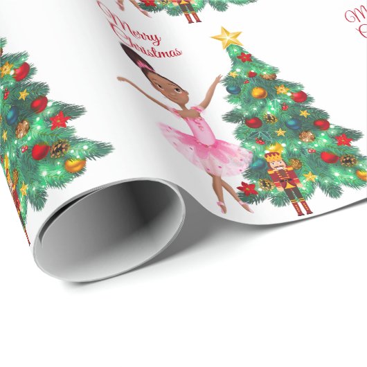 Der Nutcracker Clara und die Nutcracker Weihnachte Geschenkpapier (Rolleneckpunkt)