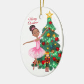 Der Nutcracker Clara und die Nutcracker Weihnachte Keramik Ornament (Links)