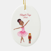 Der Nutcracker Clara und die Nutcracker Weihnachte Keramik Ornament (Hinten)