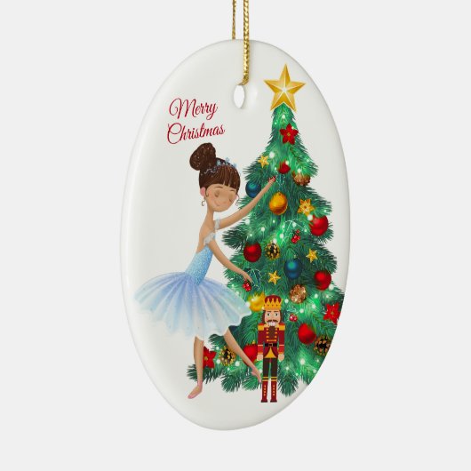 Der Nutcracker Clara und die Nutcracker Weihnachte Keramik Ornament (Rechts)