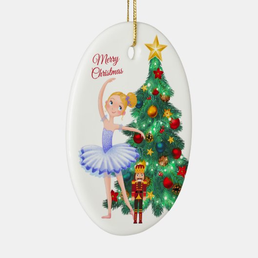 Der Nutcracker Clara und die Nutcracker Weihnachte Keramik Ornament (Rechts)
