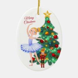 Der Nutcracker Clara und die Nutcracker Weihnachte Keramik Ornament