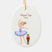 Der Nutcracker Clara und die Nutcracker Weihnachte Keramik Ornament (Hinten)