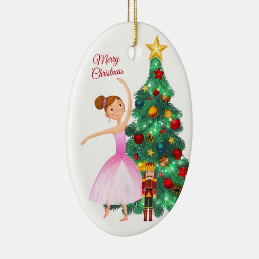 Der Nutcracker Clara und die Nutcracker Weihnachte Keramik Ornament (Rechts)