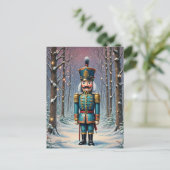 Der Nutcracker, der Winter Postkarte (Stehend Vorderseite)