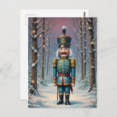 Der Nutcracker, der Winter Postkarte (Vorne/Hinten)