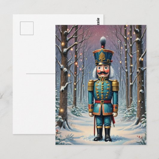 Der Nutcracker, der Winter Postkarte (Vorne/Hinten)
