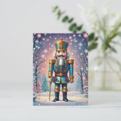 Der Nutcracker, der Winter Postkarte (Stehend Vorderseite)