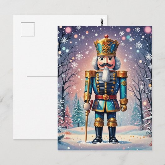 Der Nutcracker, der Winter Postkarte (Vorne/Hinten)