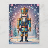 Der Nutcracker, der Winter Postkarte (Vorderseite)