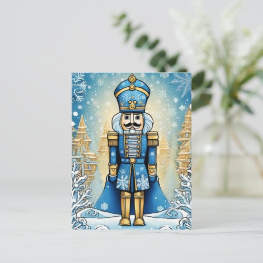 Der Nutcracker, der Winter Postkarte (Stehend Vorderseite)
