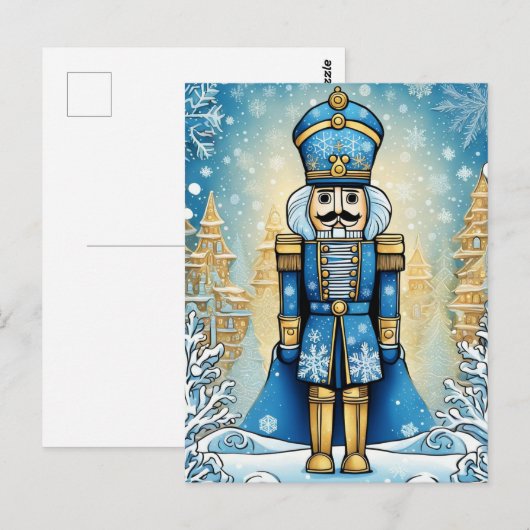 Der Nutcracker, der Winter Postkarte (Vorne/Hinten)