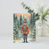 Der Nutcracker, der Winter Postkarte (Stehend Vorderseite)