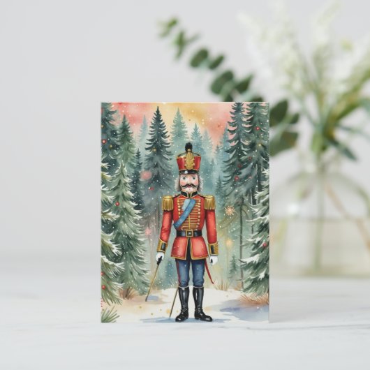 Der Nutcracker, der Winter Postkarte (Stehend Vorderseite)