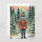 Der Nutcracker, der Winter Postkarte (Vorne/Hinten)